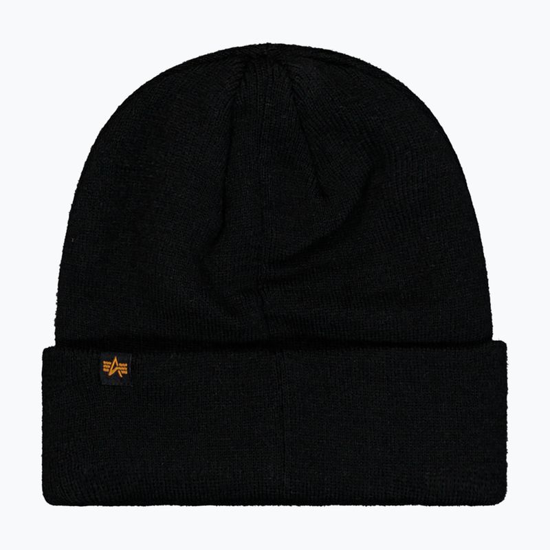 Czapka Alpha Industries 3D black/silver 2