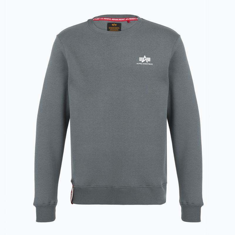 Bluza męska Alpha Industries Basic Small Logo denim blue 5