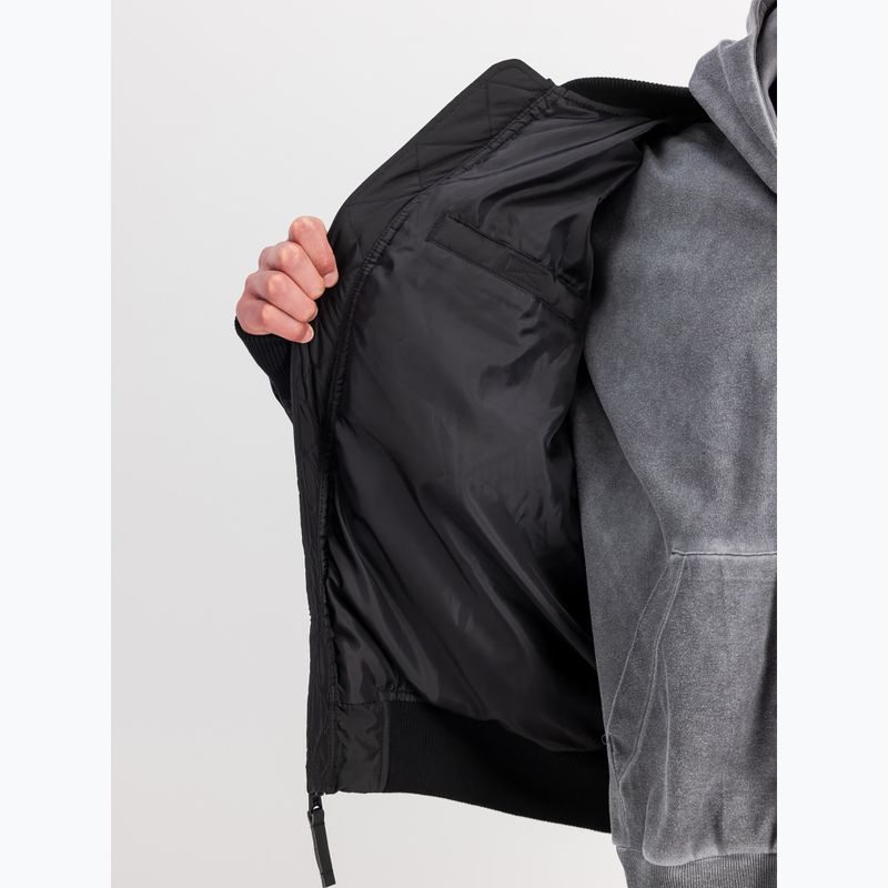 Kurtka ociepalana męska Alpha Industries MA-1 Logo Puffer Bomber black 4