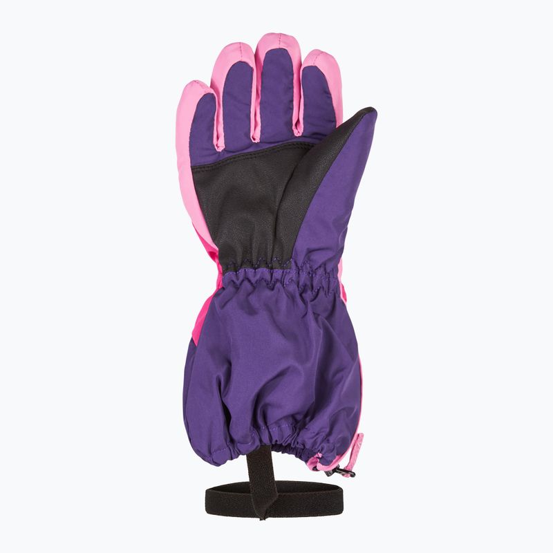 Rękawice narciarskie dziecięce ZIENER Levio As Minis dark purple 4