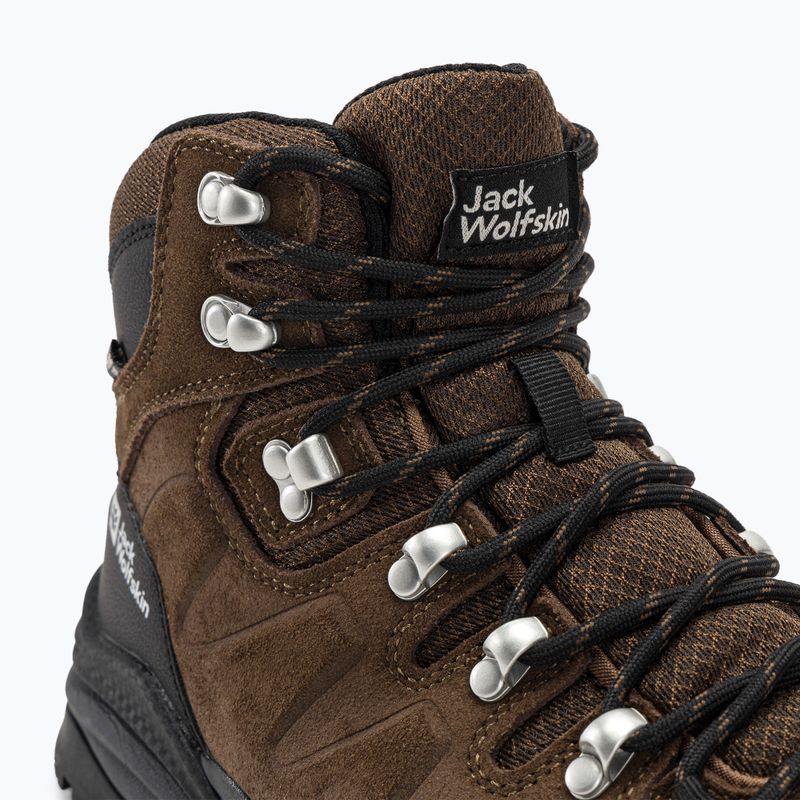 Buty trekkingowe męskie Jack Wolfskin Refugio Texapore Mid brown/ phantom 9