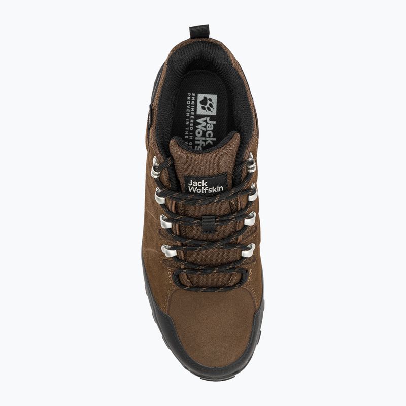 Buty trekkingowe męskie Jack Wolfskin Refugio Texapore Low brown/ phantom 7