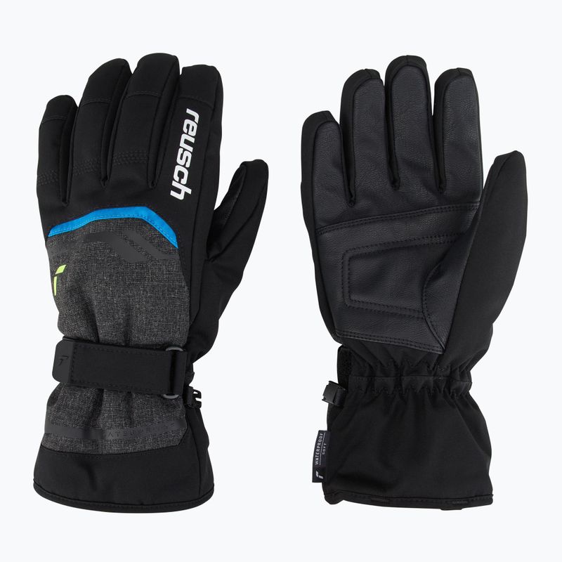 Rękawice narciarskie Reusch Primus R-Tex XT black melange/safety yellow/brilliant blue