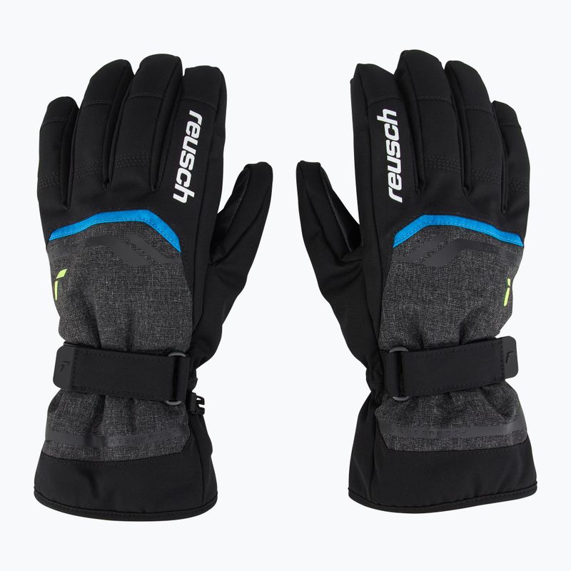 Rękawice narciarskie Reusch Primus R-Tex XT black melange/safety yellow/brilliant blue 2