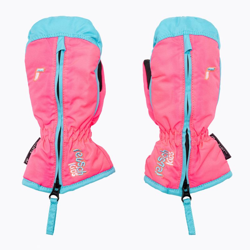 Rękawice narciarskie dziecięce Reusch Ben Mitten knockout pink/bachelor button 4