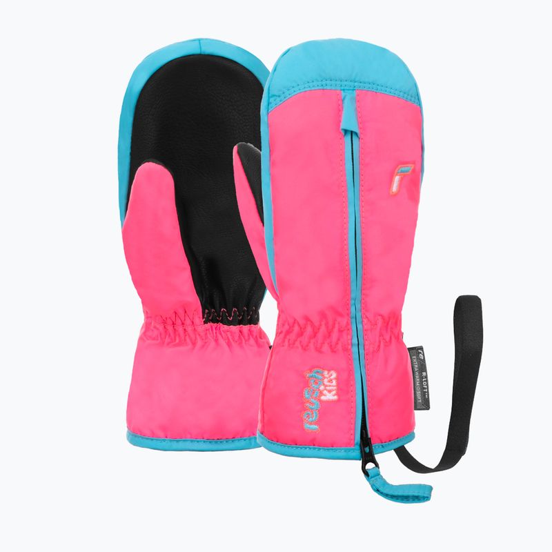 Rękawice narciarskie dziecięce Reusch Ben Mitten knockout pink/bachelor button 6