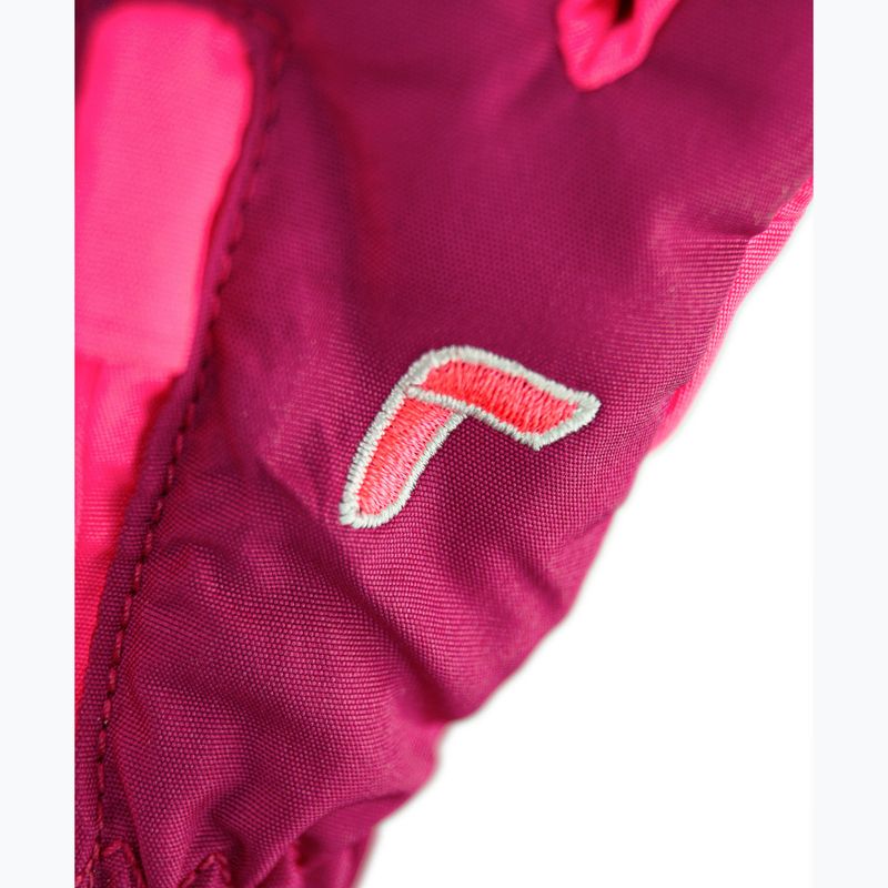 Rękawice narciarskie dziecięce Reusch Tom fuchs purp/knockout pink 4