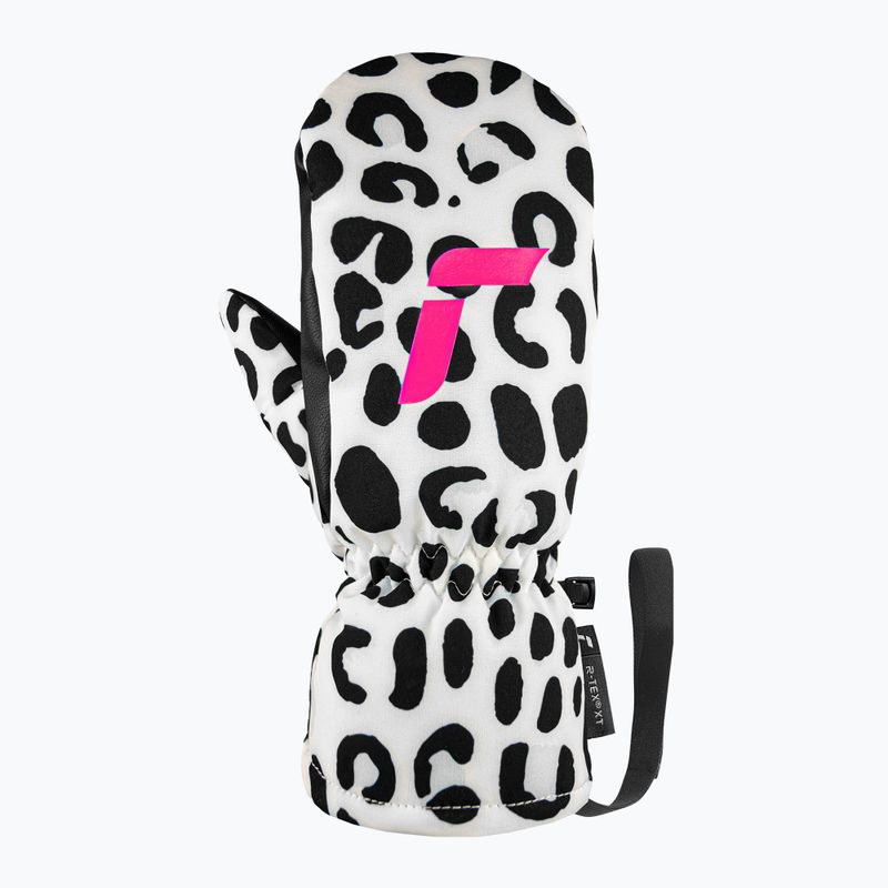 Rękawice narciarskie dziecięce Reusch Carter R-Tex XT Junior Mitten white/grey leopard 3