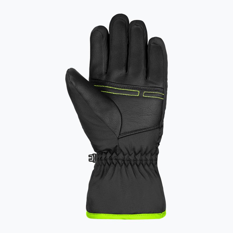 Rękawice narciarskie dziecięce Reusch Alan Junior black/brilliant blue/safety yellow 4