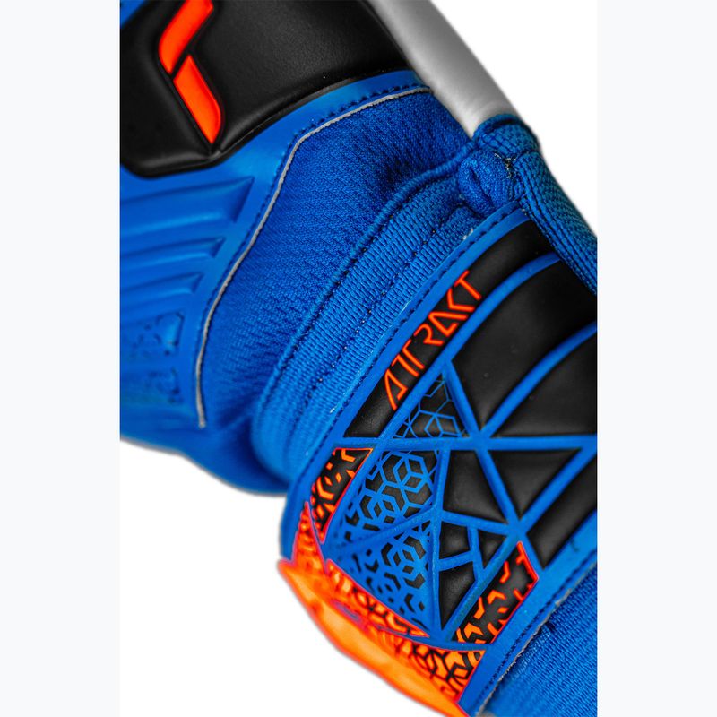 Rękawice bramkarskie dziecięce Reusch Attrakt Starter Solid Junior electric blue/shocking orange 7