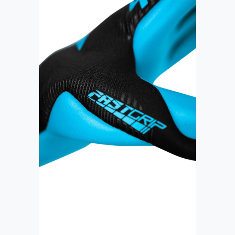 Rękawice bramkarskie Reusch Fastgrip Aqua black/aqua blue 5