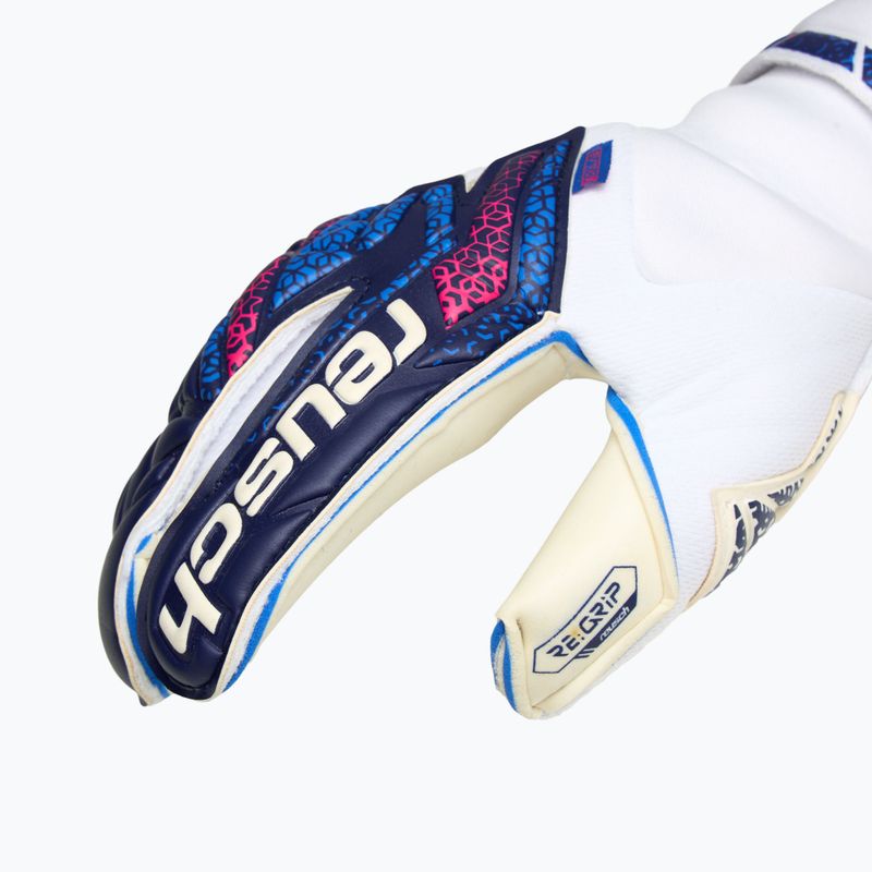 Rękawice bramkarskie Reusch Attrakt RE:GRIP Evolution blue/pink/white 4