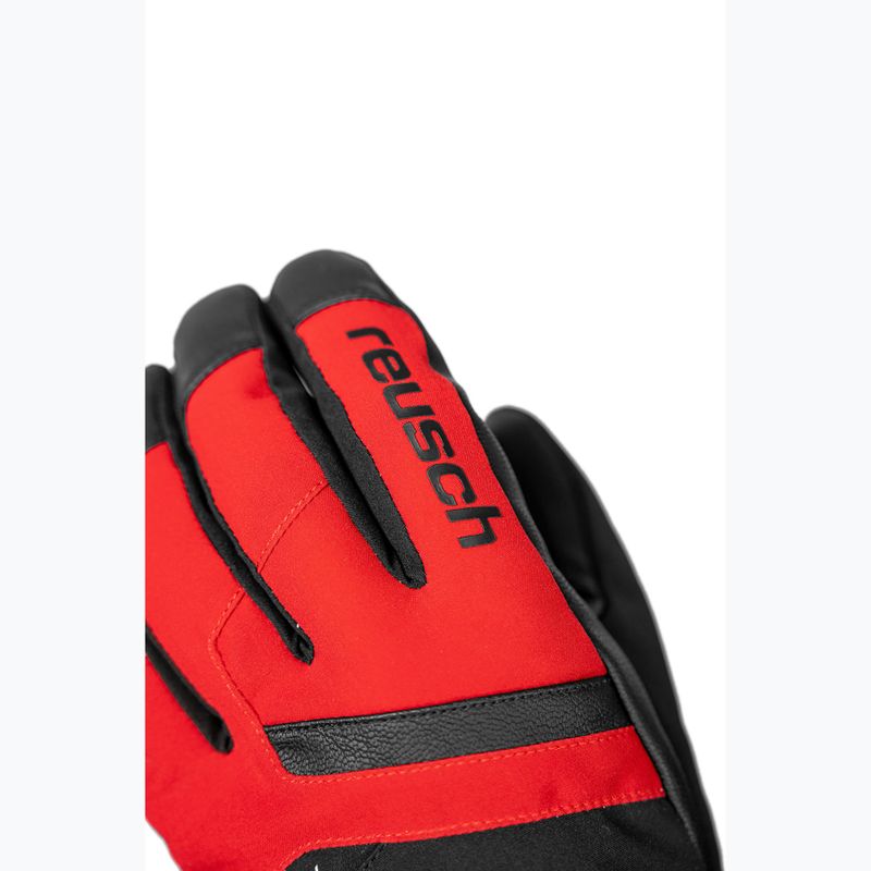 Rękawice narciarskie męskie Reusch Booster Gore-Tex black/tango red 5