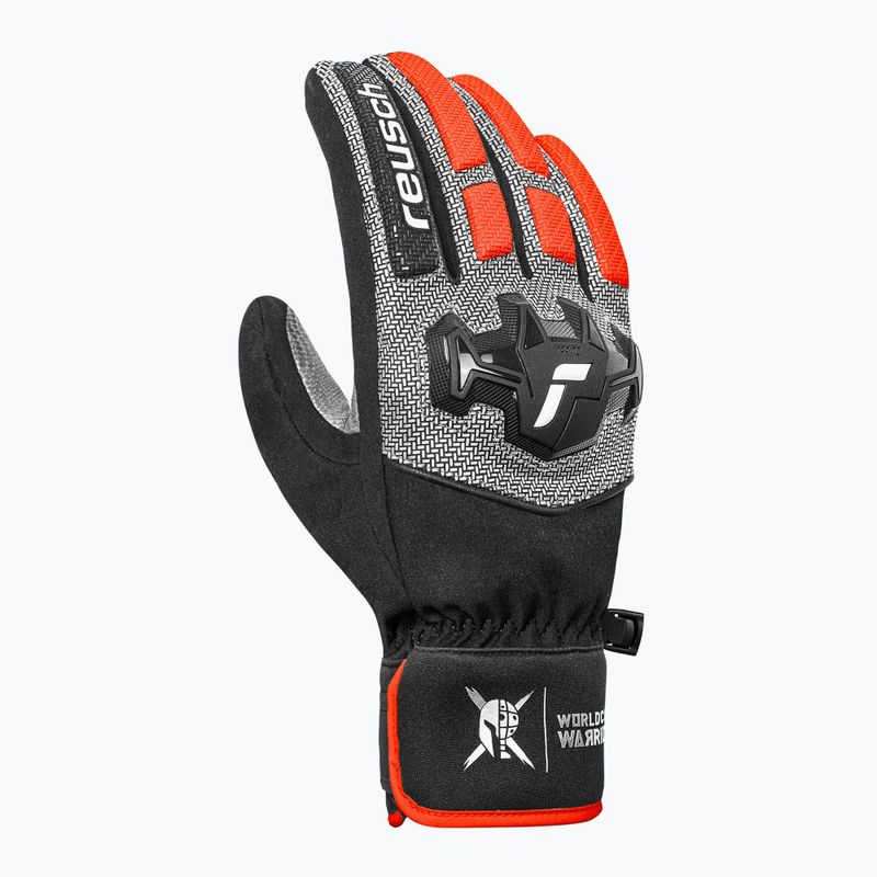 Rękawice narciarskie męskie Reusch Worldcup Warrior R-Tex XT black/silver/fluo red 3