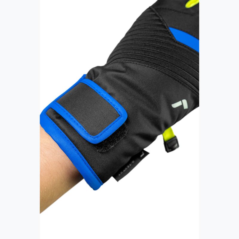 Rękawice narciarskie dziecięce Reusch Dan R-Tex XT Junior blck/bril blu/safety yell 8