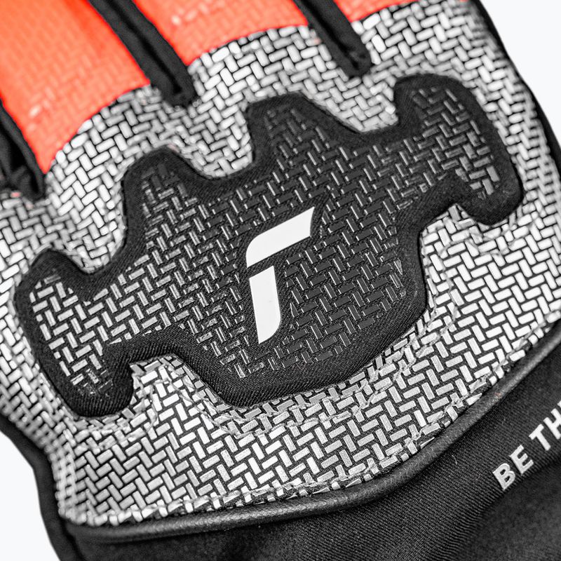 Rękawice narciarskie dziecięce Reusch Worldcup Warrior Prime R-Tex XT black/silver/fluo red 5