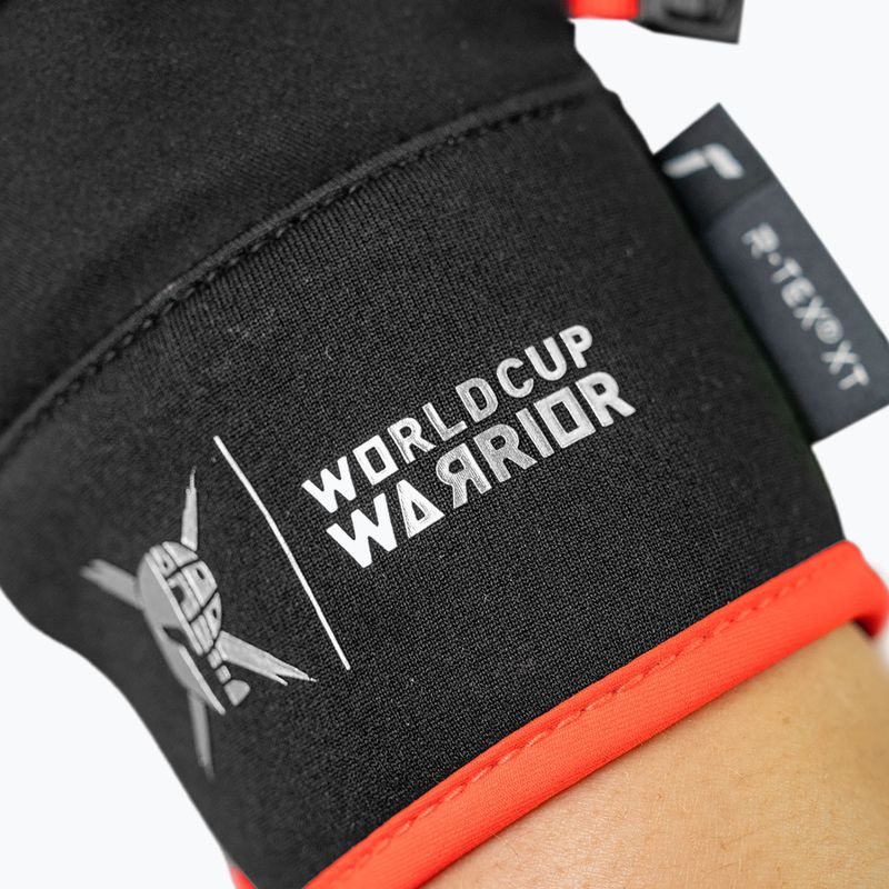 Rękawice narciarskie dziecięce Reusch Worldcup Warrior Prime R-Tex XT black/silver/fluo red 8