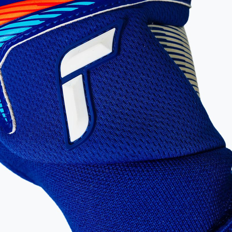Rękawice bramkarskie Reusch Attrakt Gold X NC Gravity sharp blue/white/shocking orange 6
