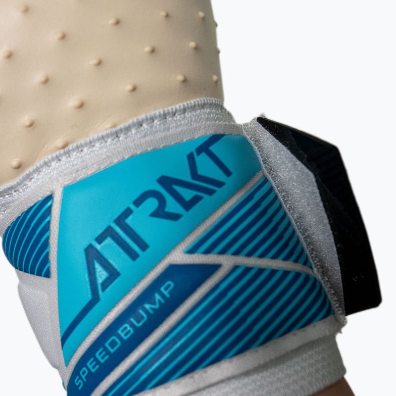 Rękawice bramkarskie Reusch Attrakt SpeedBump white/light blue 7