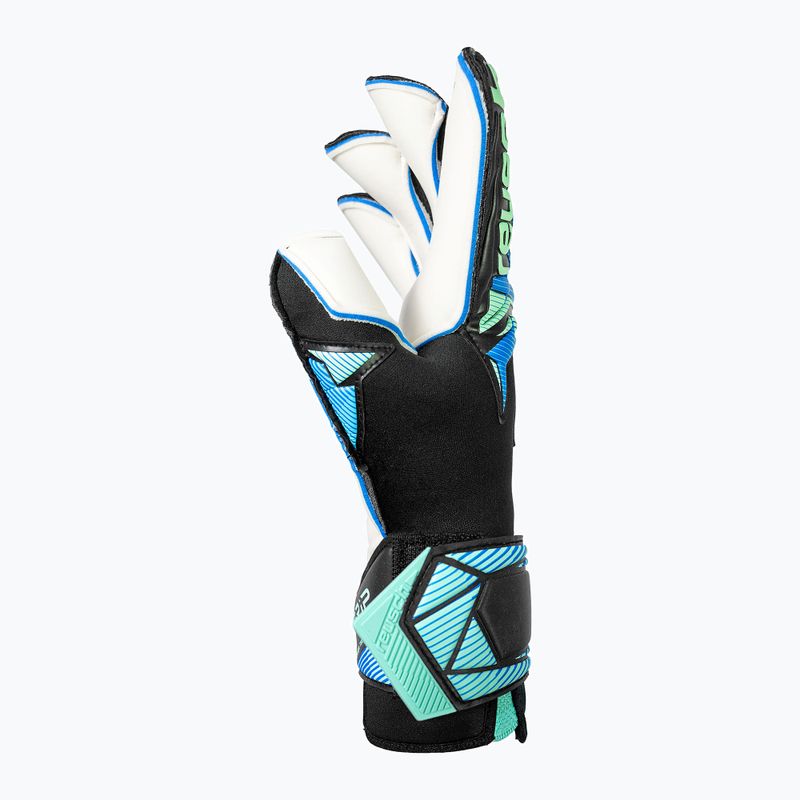 Rękawice bramkarskie Reusch Attrakt RE:GRIP Evolution black/ocean light 5