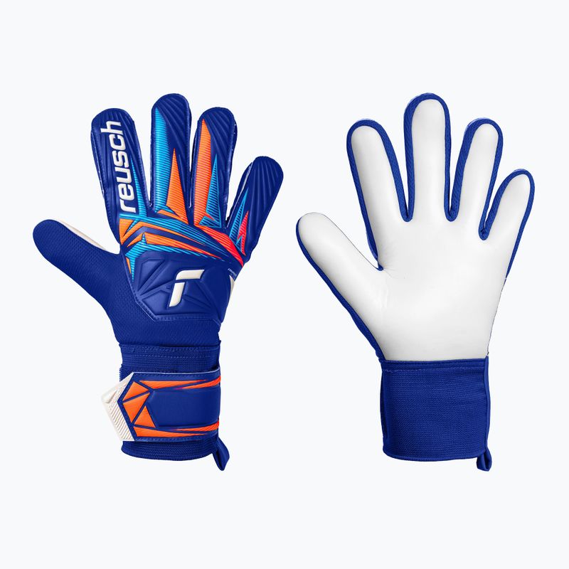 Rękawice bramkarskie Reusch Attrakt Starter Solid sharp blue/white/shocking orange
