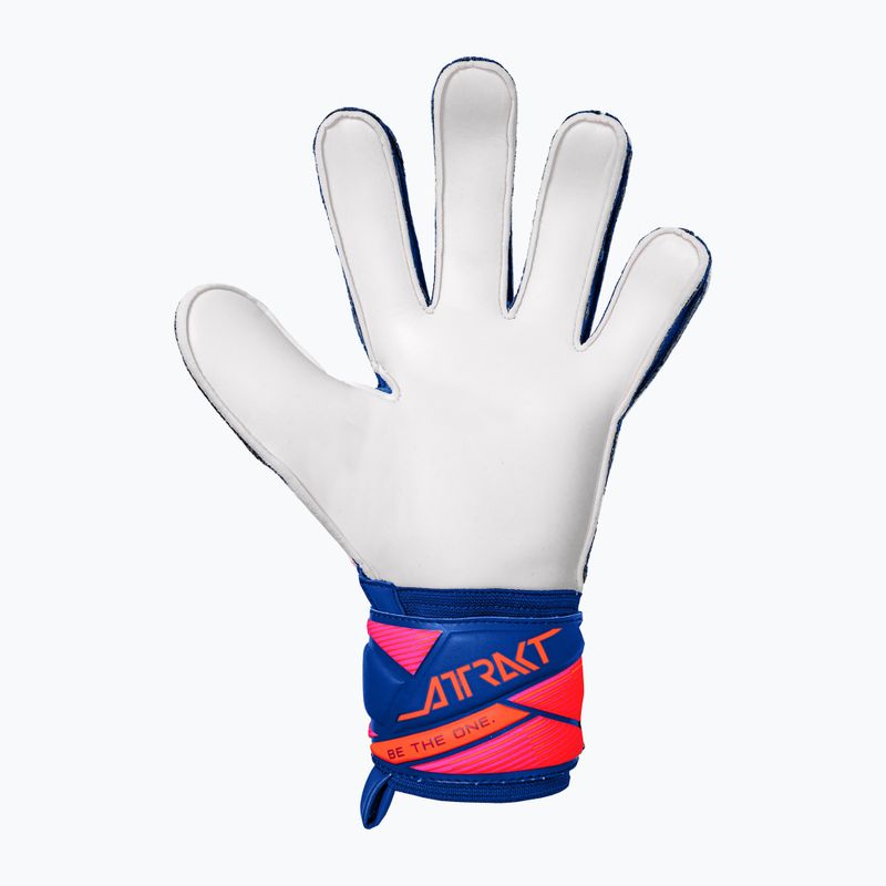Rękawice bramkarskie Reusch Attrakt Solid sharp blue/white/shocking orange 3