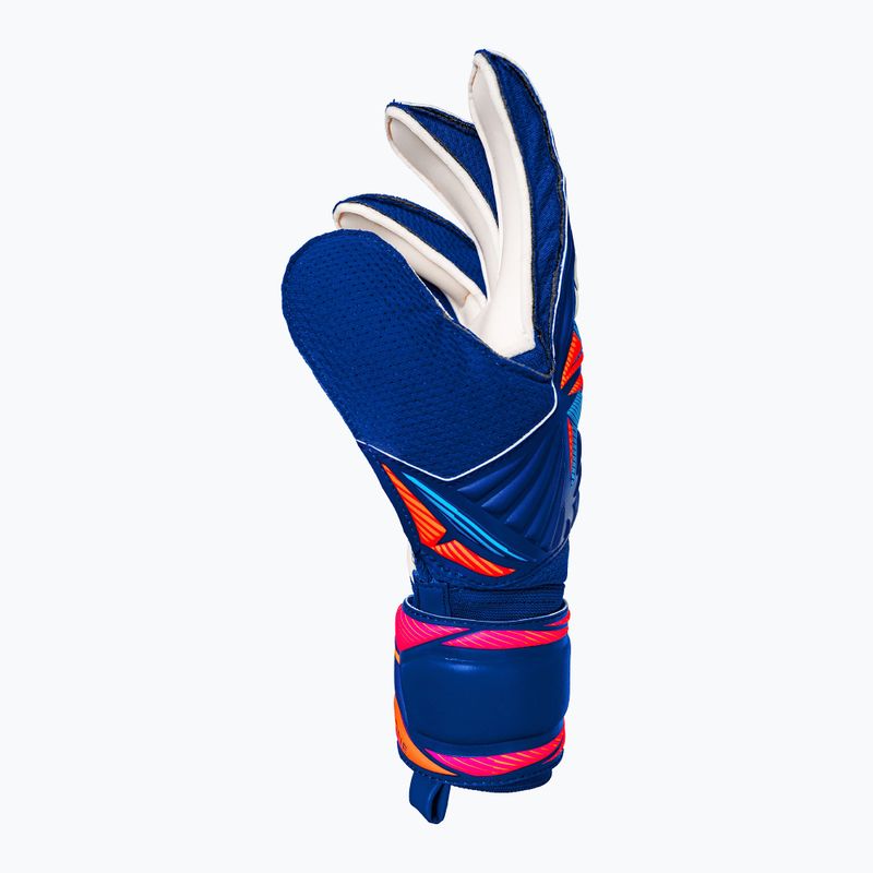 Rękawice bramkarskie Reusch Attrakt Solid sharp blue/white/shocking orange 4
