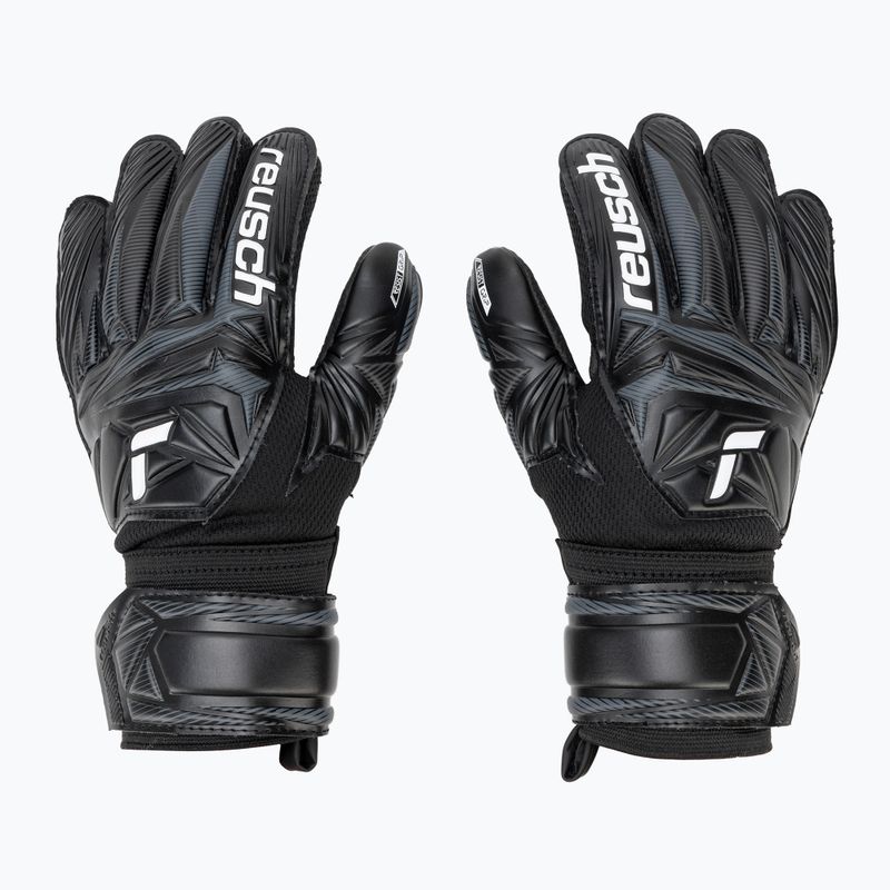 Rękawice bramkarskie dziecięce Reusch Attrakt Resist 5672615 black 2