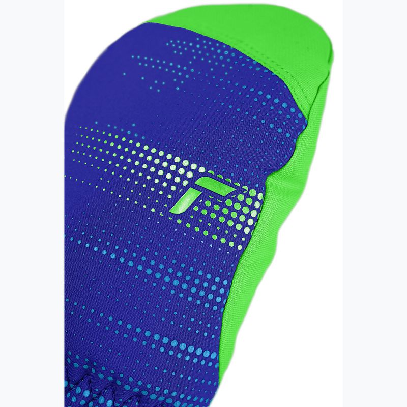 Rękawice narciarskie dziecięce Reusch Maxi R-Tex XT Mitten surf the web/green gecko 4