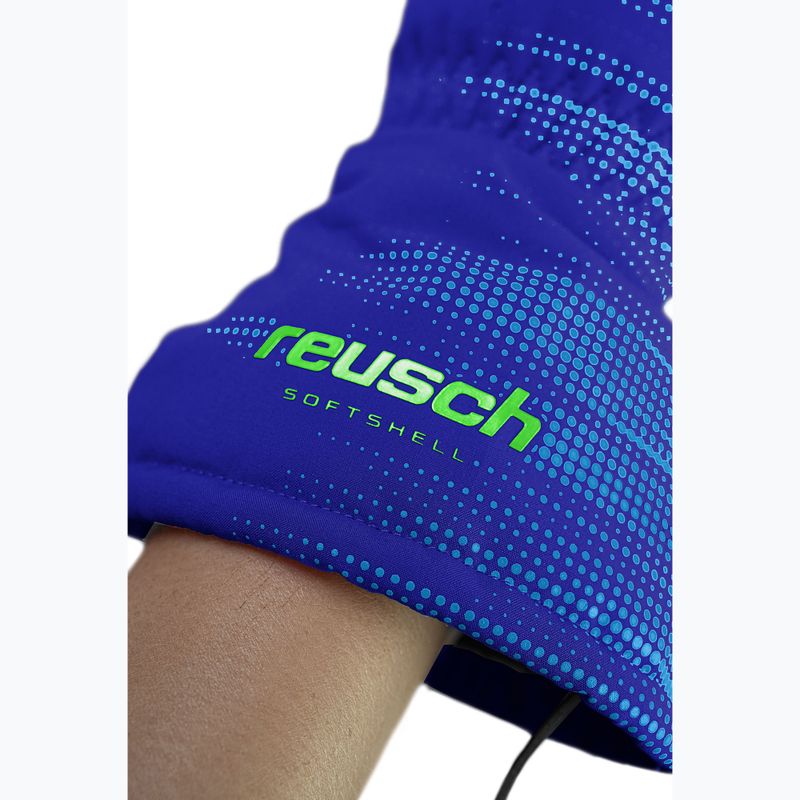 Rękawice narciarskie dziecięce Reusch Maxi R-Tex XT Mitten surf the web/green gecko 7