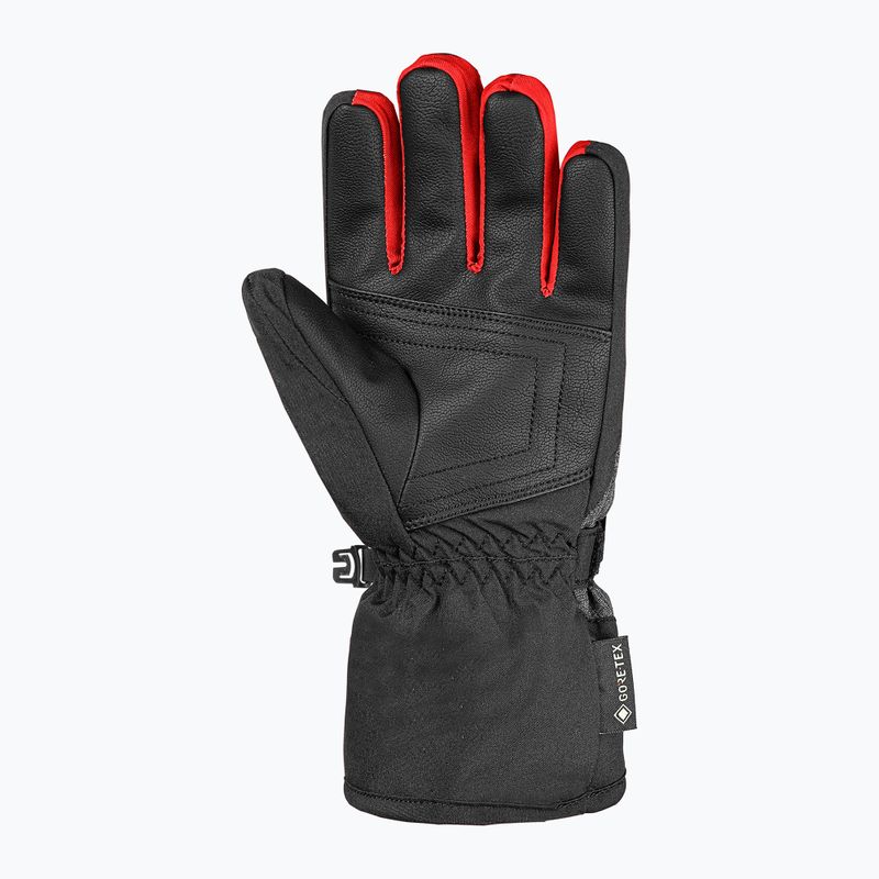 Rękawice narciarskie dziecięce Reusch Rocket GORE-TEX black/black melange/fire red 3