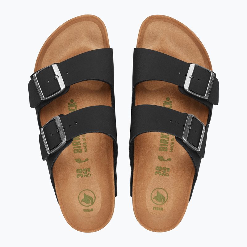 Klapki BIRKENSTOCK Arizona Vegan Birkibuc black 10