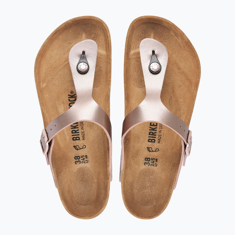 Klapki damskie BIRKENSTOCK Gizeh Birko-Flor copper 10