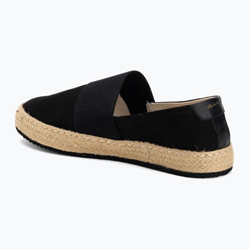Espadryle damskie GANT Raffiaville black 3