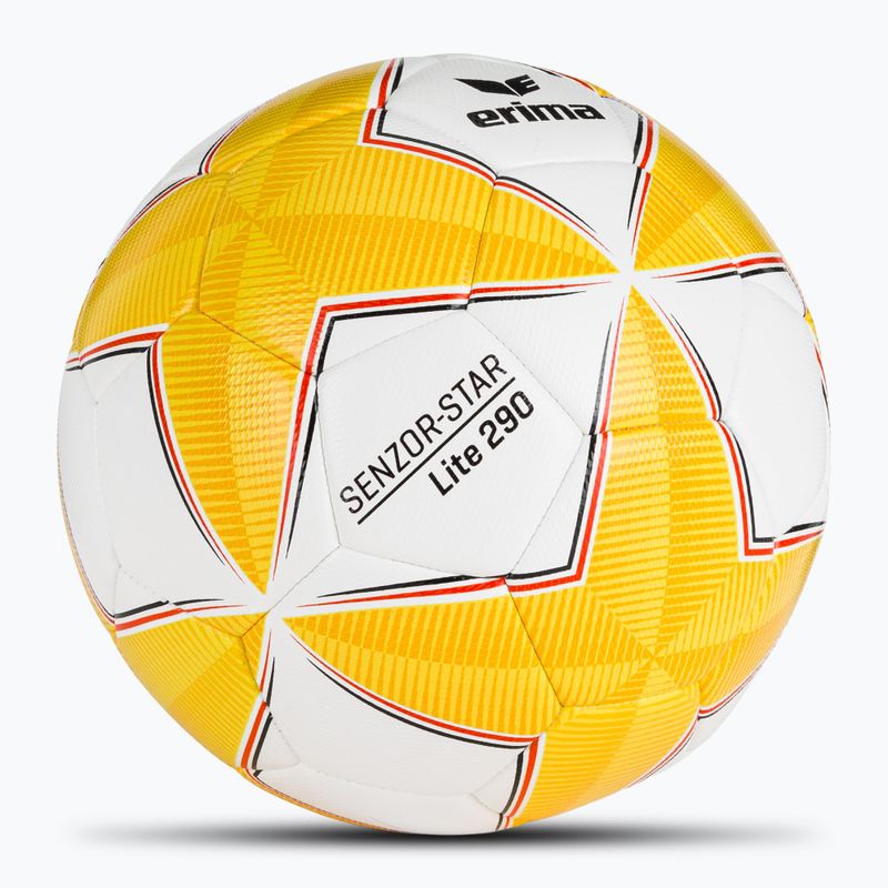 Piłka do piłki nożnej ERIMA Senzor Star Lite 290 yellow rozmiar 5 2