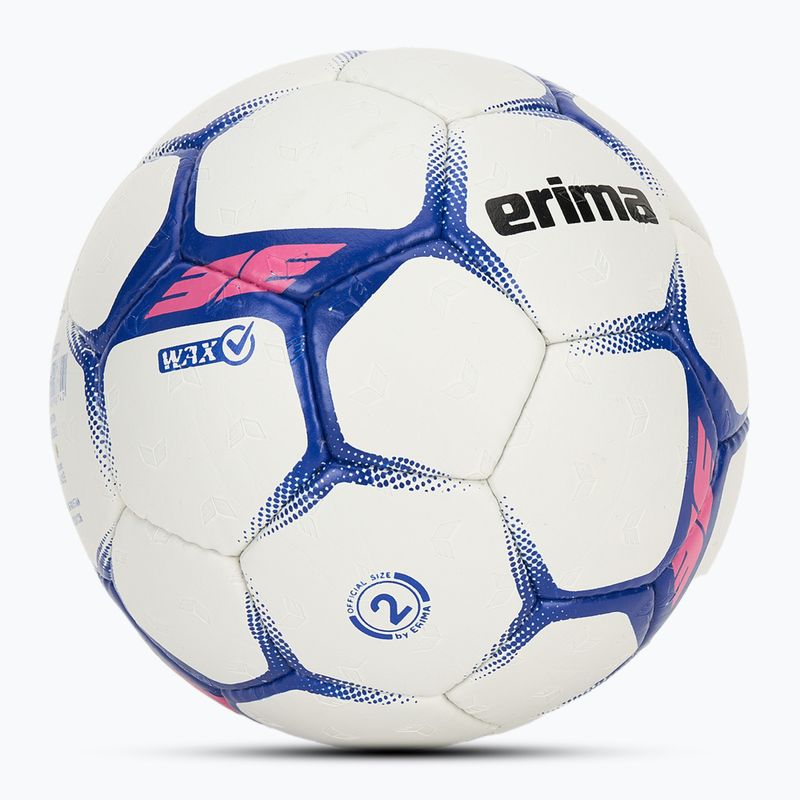 Piłka do piłki ręcznej ERIMA Flash Elite white/blue rozmiar 2 2