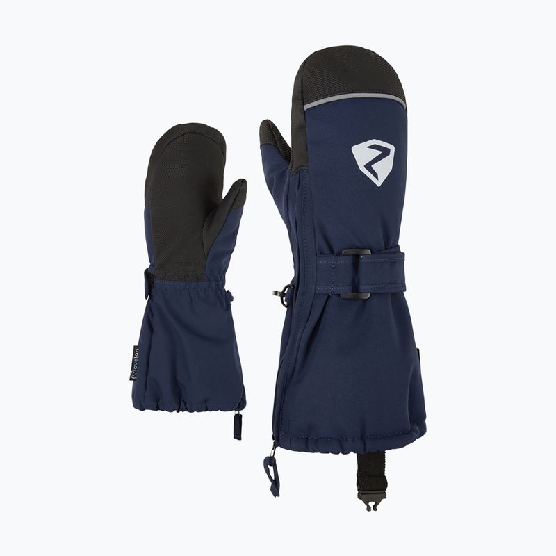 Rękawice narciarskie dziecięce ZIENER Lanup Aquashield AW Minis dark navy 2