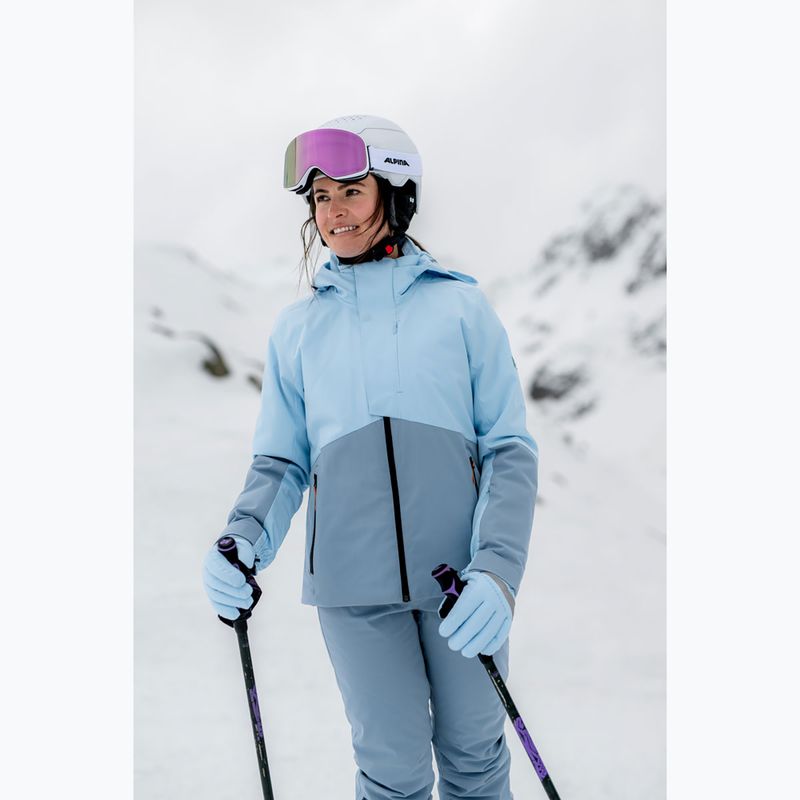 Kurtka narciarska damska ZIENER Teda blue stru 6