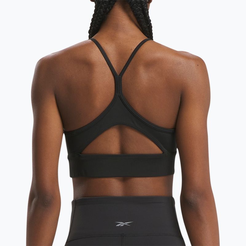 Biustonosz treningowy damski Reebok Workout Ready Sports night black 3