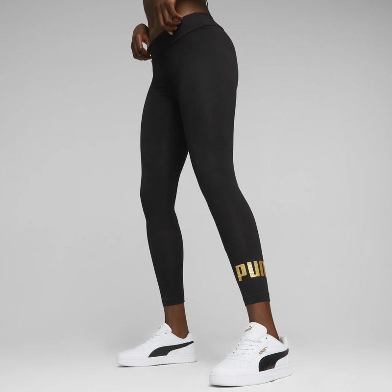 Legginsy damskie PUMA ESS+ Metallic puma black 3