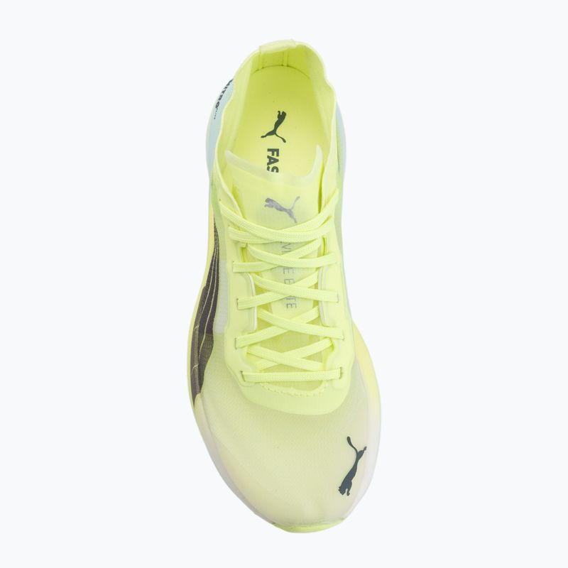 Buty do biegania damskie PUMA Deviate Nitro Elite Racer yellow/green/blue/grey white/black 5