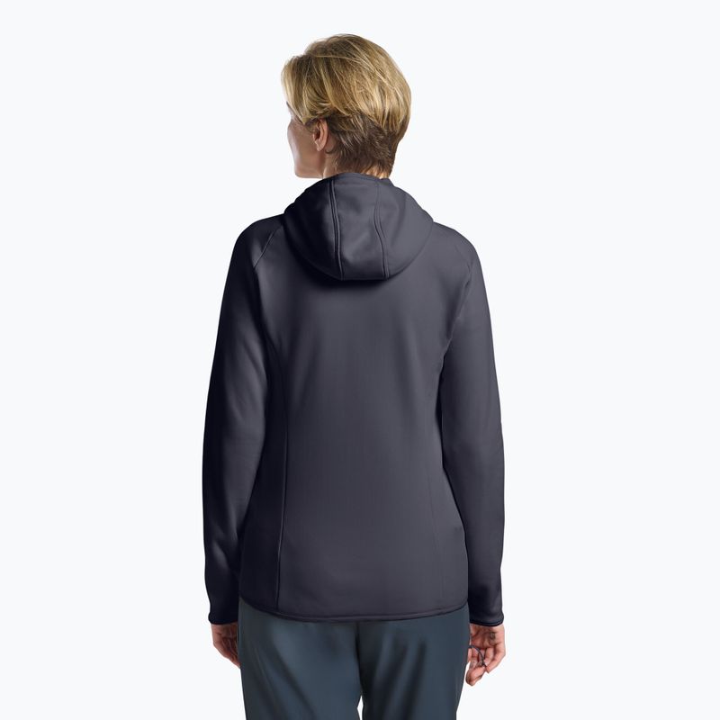 Bluza damska Jack Wolfskin Baiselberg Hooded FZ graphite 3