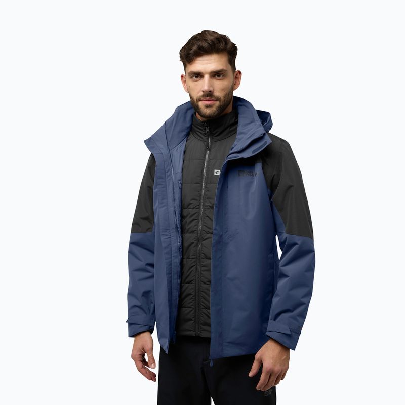Kurtka 3w1 męska Jack Wolfskin Romberg 3In1 midnight sky