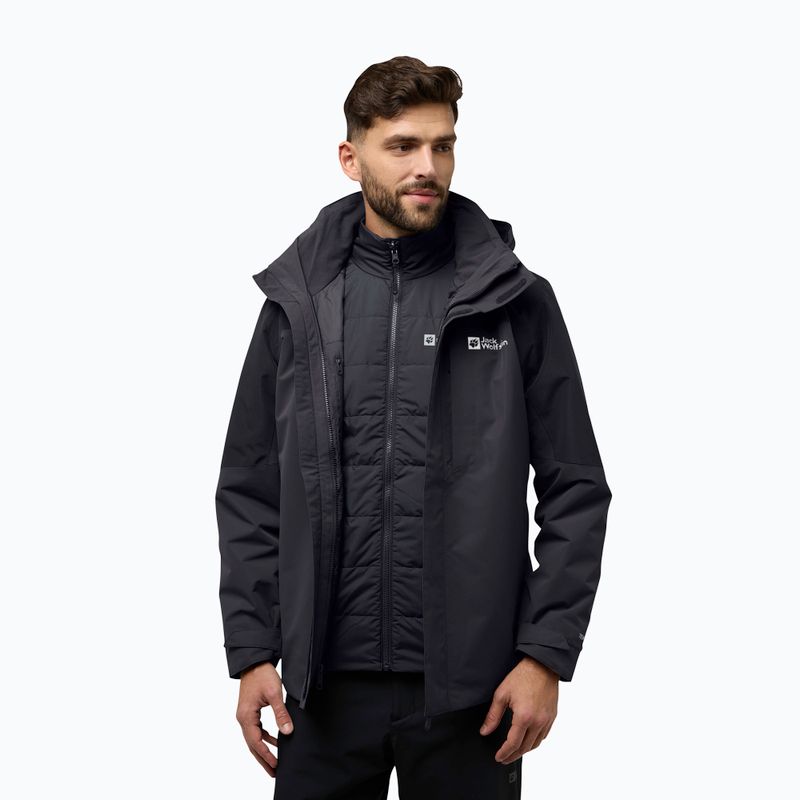 Kurtka 3w1 męska Jack Wolfskin Romberg 3In1 phantom