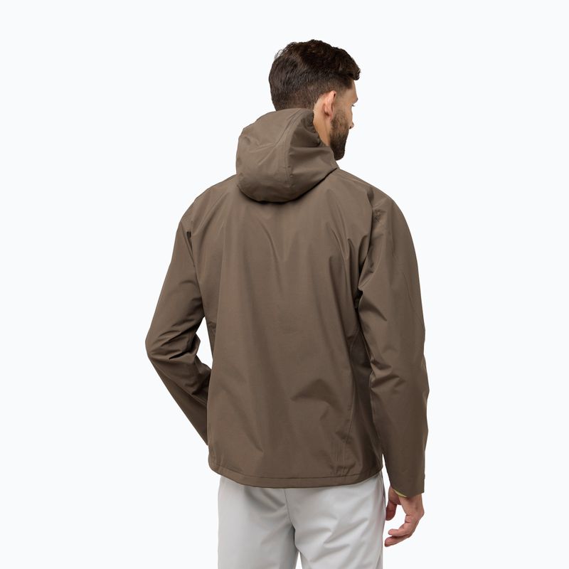Kurtka przeciwdeszczowa męska Jack Wolfskin Prelight 2L Ins cold coffee 2