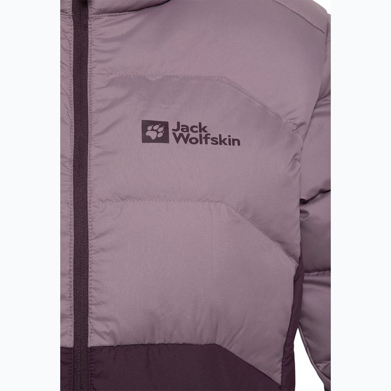 Kurtka puchowa damska Jack Wolfskin Ather Down Hoody midnight plum 4