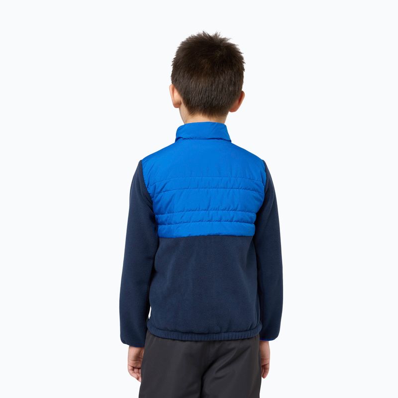 Kurtka hybrydowa dziecięca Jack Wolfskin Haldor Hybrid crisp cobalt 2