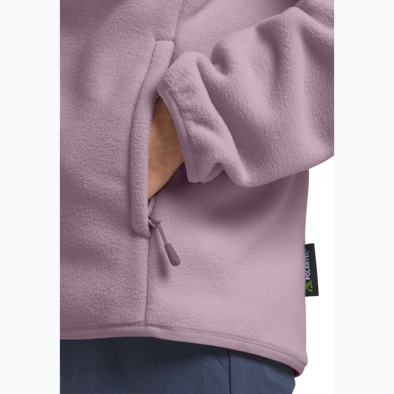 Bluza polarowa damska Jack Wolfskin Moonrise Full Zip wild blossom 5
