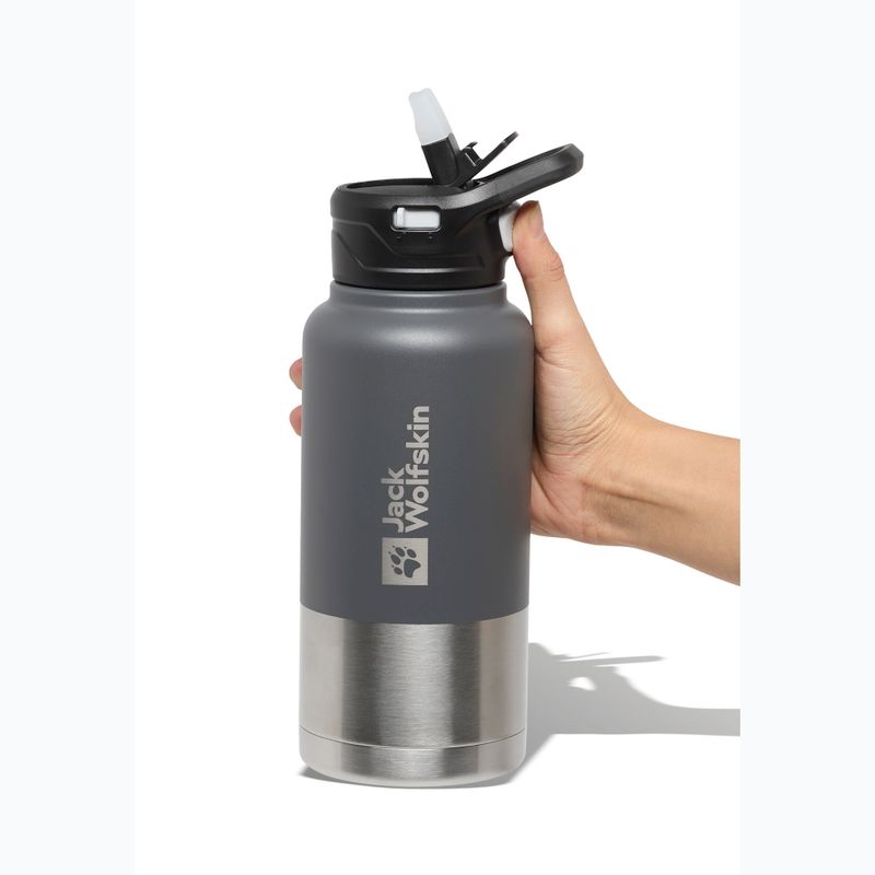 Butelka termiczna Jack Wolfskin Saima Insulated Straw 950 ml asphalt 3