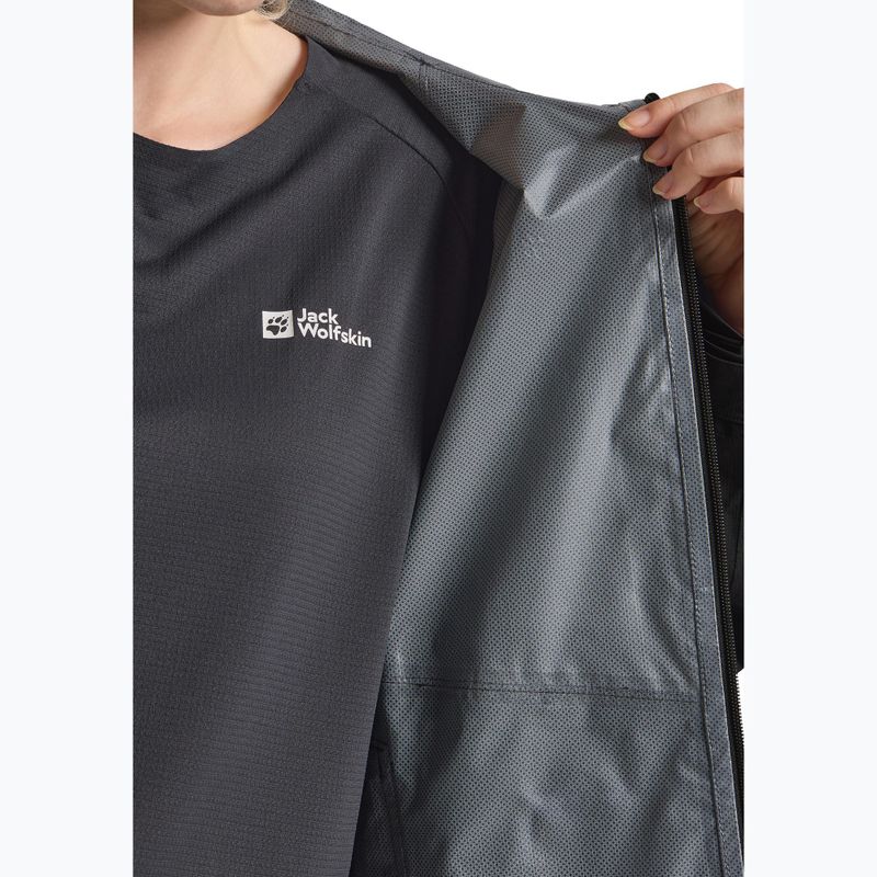 Kurtka przeciwdeszczowa damska Jack Wolfskin Prelight 2.5L LT black 6